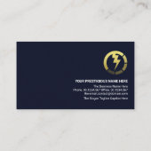 Creative Gold Home Electrical WBedrading Circuit Visitekaartje (Achterkant)