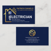 Creative Gold Home Electricia-signaal Visitekaartje (Voorkant / Achterkant)