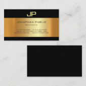 Creative Gold Light Shadow Moderne Aesthetische Lu Visitekaartje (Voorkant / Achterkant)