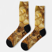 Creative Gold Marble Design Sokken (Links)