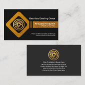 Creative Gold Mechanic Nut WFrench Visitekaartje (Voorkant / Achterkant)