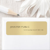 Creative Gold-minimalistisch model voor profession Etiket (Insitu)