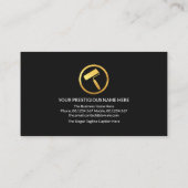 Creative Gold Roof Building Home Painting Service Visitekaartje (Achterkant)