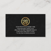 Creative Gold Rooftop Handyman Tools Visitekaartje (Achterkant)