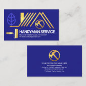 Creative Gold Rooftop Roller Brush Handyman Visitekaartje (Voorkant / Achterkant)