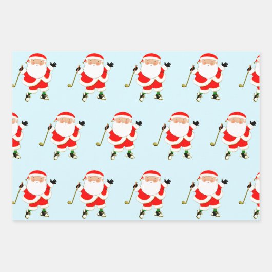 Creative Golf Kerstfeestdag Gift Inpakpapier Vel (Voorkant 2)