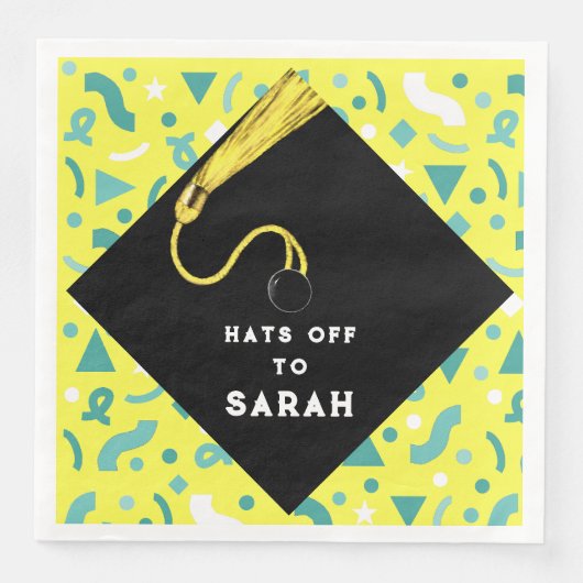 Creative Graduation Party Napkins Servet (Voorkant)