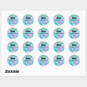 Creative Green Glitter Slime Drivers Productlabel Ronde Sticker (Vel)