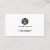 Creative Green Shades Corner Border Mejor Negocio Visitekaartje (Achterkant)