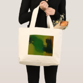 Creative Green Yellow Abstract Grote Tote Bag (Voorkant (product))