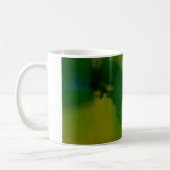 Creative Green Yellow Abstract Koffiemok (Links)
