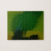 Creative Green Yellow Abstract Legpuzzel (Horizontaal)