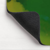 Creative Green Yellow Abstract Muismat (Hoek)