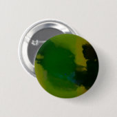 Creative Green Yellow Abstract Ronde Button 5,7 Cm (Voorkant /achterkant)