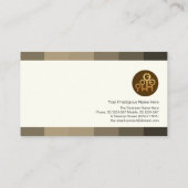 Creative Grey Shade Panels Career Headhunter Visitekaartje (Achterkant)