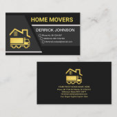 Creative Grey Trapezium Lagen Home Movers Visitekaartje (Voorkant / Achterkant)