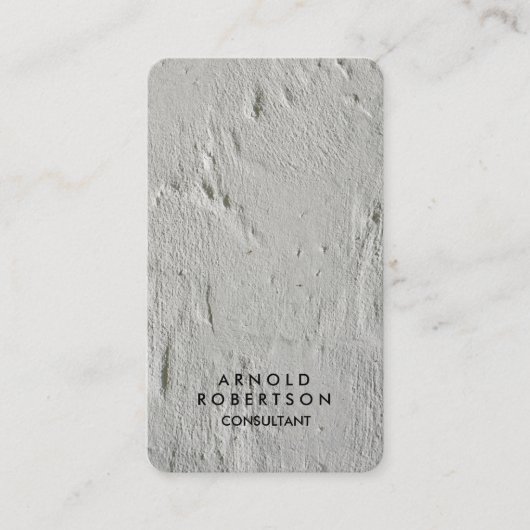 Creative Grey Wall Modern Elegant Visitekaartje (Voorkant)