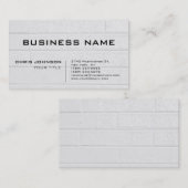 Creative Grey Wall Trendy Stijlvolle consultant Visitekaartje (Voorkant / Achterkant)