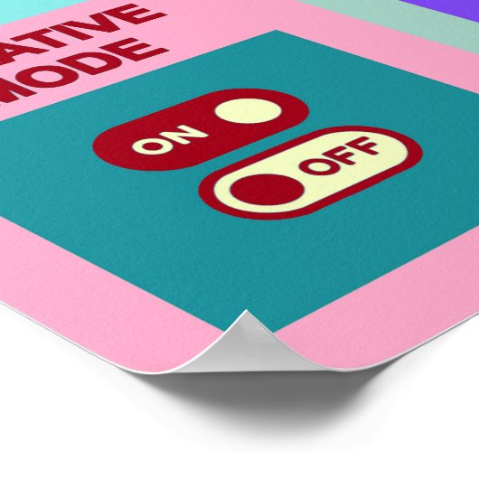 Creative Grid-schakelaars Poster (Hoek)