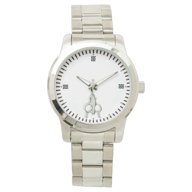 Creative Haarstylist Horloge (Voorkant)