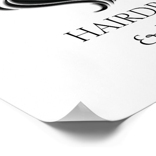 Creative Hair Extension Salon Beauty Studio Lashes Poster (Hoek)