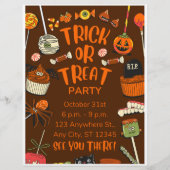 Creative Halloween Trick or treat Flyer (Voorkant)