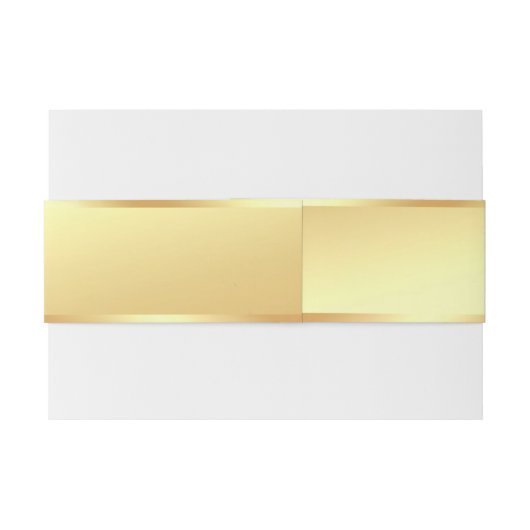 Creative Handgeschreven Manuscript Tekst Faux Gold Uitnodigingen Wikkel (Achterkant Voorbeeld)