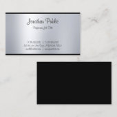 Creative handgeschreven Silver Calligrafie van het Visitekaartje (Voorkant / Achterkant)
