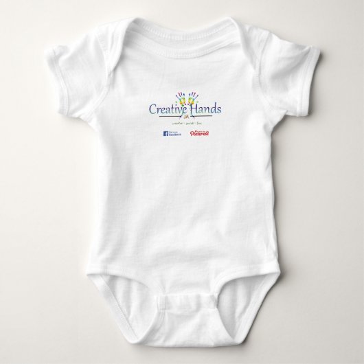 Creative Hands JA V-hals T-shirt (Voorkant)