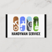 Creative Handyman-gereedschapspanelen Visitekaartje (Voorkant)