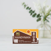 Creative Handyman Home Frame Visitekaartje (Staand voorkant)