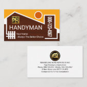 Creative Handyman Home Frame Visitekaartje (Voorkant / Achterkant)