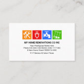 Creative Handyman Signage Frame Building Visitekaartje (Achterkant)