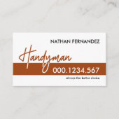 Creative Handyman Signage Frame Building Visitekaartje (Voorkant)