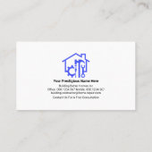 Creative Handyman Tools Banner Visitekaartje (Achterkant)