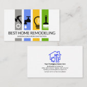 Creative Handyman Tools Banner Visitekaartje (Voorkant / Achterkant)