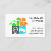 Creative Handyman Tools Building Visitekaartje (Voorkant)