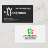 Creative Handyman Tools Motif Handyman Signage Visitekaartje (Voorkant / Achterkant)