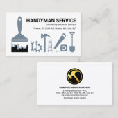 Creative Handyman Tools Remodeling Contractor Visitekaartje (Voorkant / Achterkant)