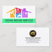 Creative Handyman Tools Roofing Visitekaartje (Voorkant / Achterkant)