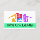 Creative Handyman Tools Roofing Visitekaartje (Voorkant)