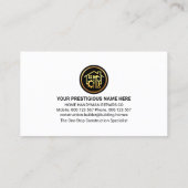 Creative Handyman Tools Tree Landscape Visitekaartje (Achterkant)