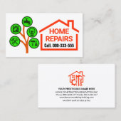 Creative Handyman Tools Tree Visitekaartje (Voorkant / Achterkant)