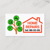 Creative Handyman Tools Tree Visitekaartje (Voorkant)