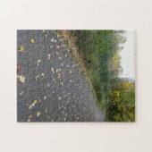 Creative herfst trail bossen foto puzzel (Horizontaal)