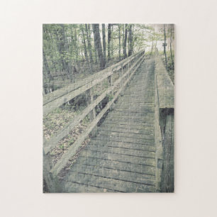 Creative herfst trail foto puzzel legpuzzel