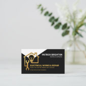 Creative Home Electric Circuit Wining Visitekaartje (Staand voorkant)