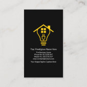 Creative Home Electric WBedrading Circuit Electric Visitekaartje (Achterkant)