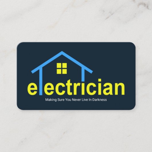 Creative Home Electricia-service Visitekaartje (Voorkant)