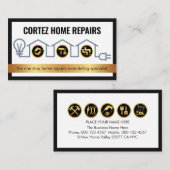 Creative Home Handyman Tools Circuit Wiring Visitekaartje (Voorkant / Achterkant)